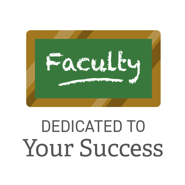 Faculty dedicated to your success