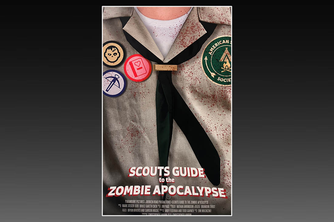 Art piece by Ava Beckman - "Scouts Guide to the Zombie Apocalypse" - Honorable Mention