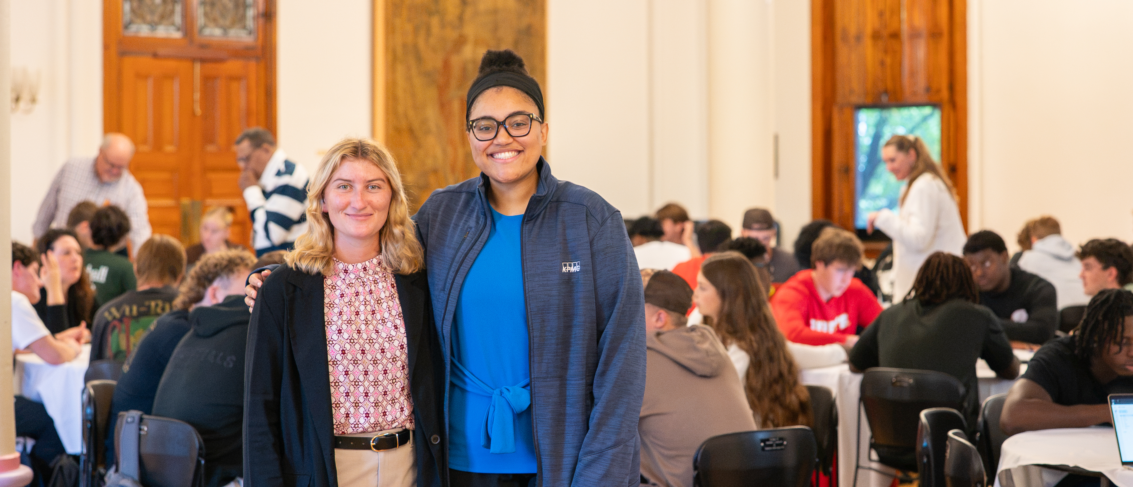 Sarah Gilliam and Ki Givens, Seton Hill University Alumni