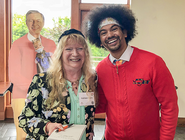 dean kathleen harris with mychal threets
