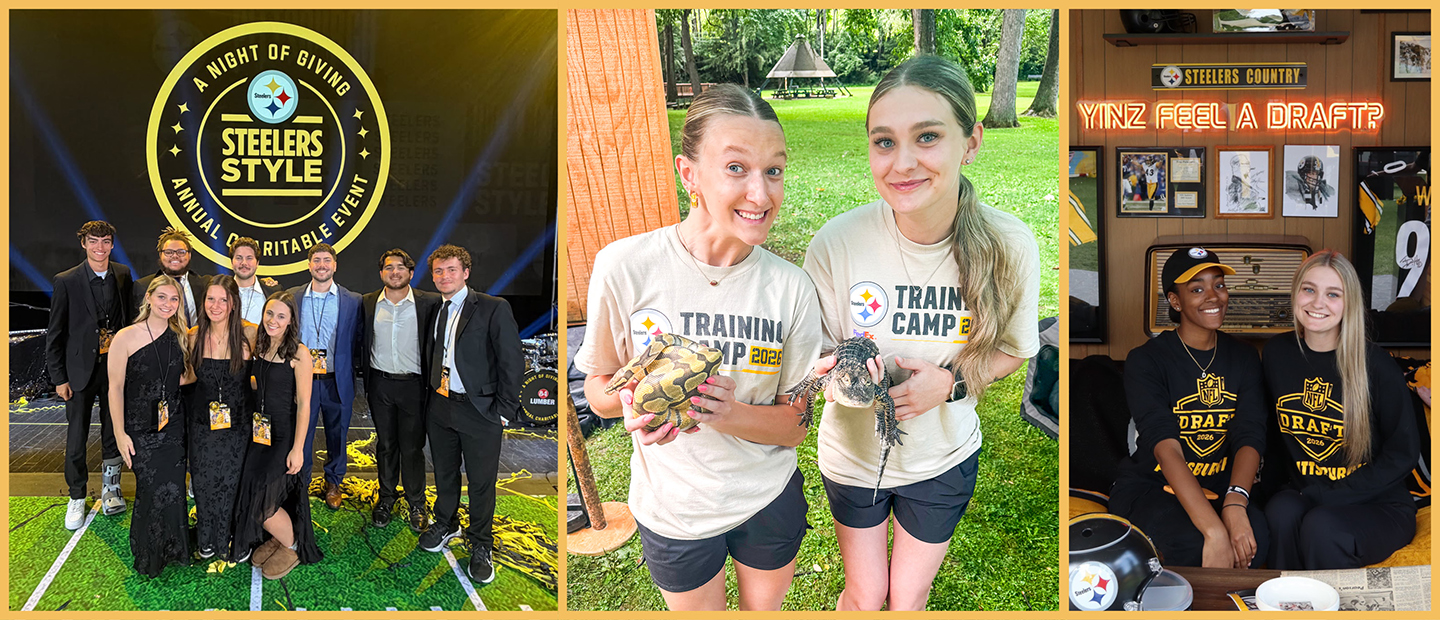 Business Students Go Behind the Scenes as Steelers Brand Ambassadors